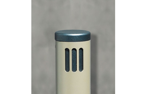 Borne à sceller en acier diamètre 88.9mm - STEEL & STYLE / JAN-0074 - motifs IRON ou FLOWERS - Husson International_2