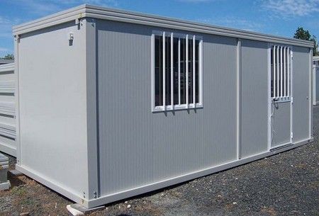 Bungalow série confort - démontable - 6.14m x 2.40m - structure acier galvanisé et panneaux calorifugés_2