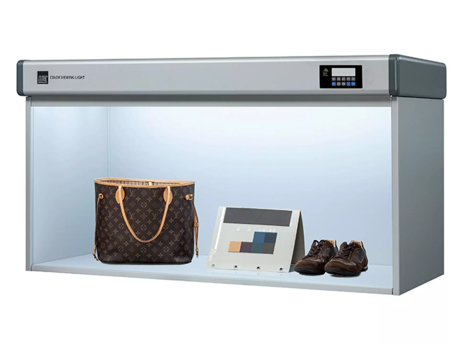 Cabine lumineuse pour l'évaluation visuelle des couleurs utilisant une technologie LED de pointe - LED Color Viewing Light v8_2