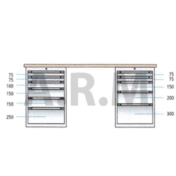 Etablis standard ERGO L2000/2500 x P700 mm_2