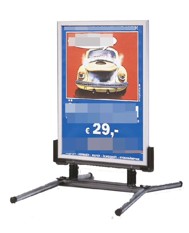 Stop trottoirs - p&p - avec encadrement aluminium anodisé - a0 resa0_2