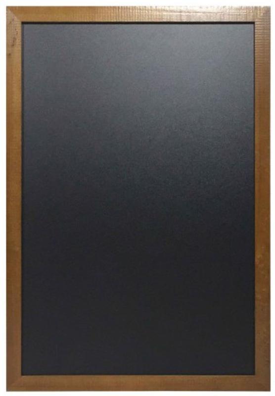 Ardoise menu murale - cadre bois PEFC - petit format 630 x 430 mm - écriture double face_2