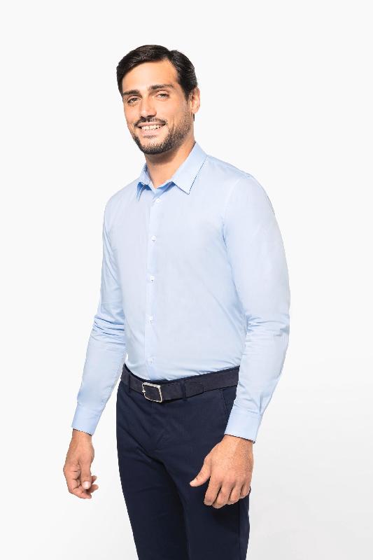 Chemise de travail popeline manches longues homme - Réf: PK500 - Kariban Premium_2