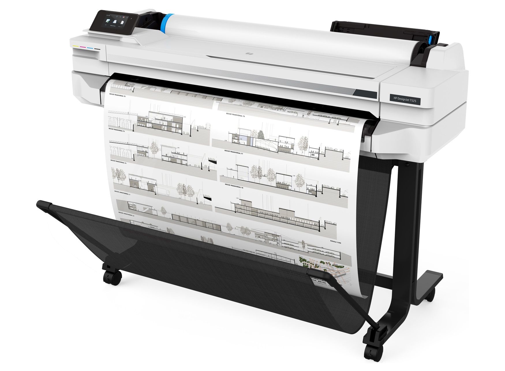 Traceur imprimante HP DesignJet T525 - 36 pouces - Wi-Fi intégré - impression rapide et haute qualité_2