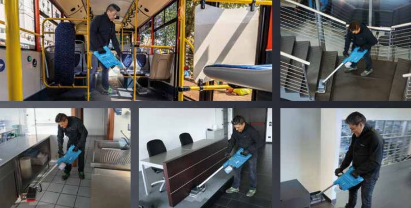 Monobrosse professionnelle Orbitizer - Batterie 36V, 3800 oscillations/min, 12kg - Nettoyage polyvalent des sols_2