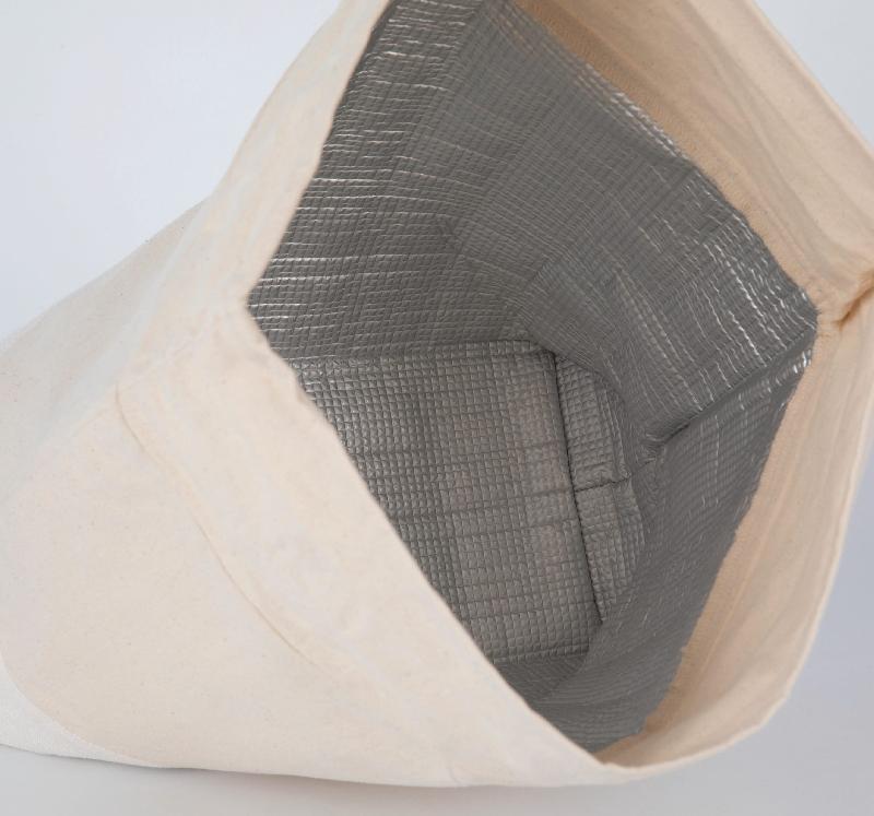 Sac isotherme avec fermeture à enroulement - 100% coton - Réf: KI0376 - Design original et personnalisable_2