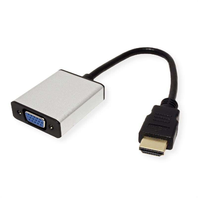 VALUE Adaptateur HDMI vers VGA+Audio 3,5mm, Stéréo_2