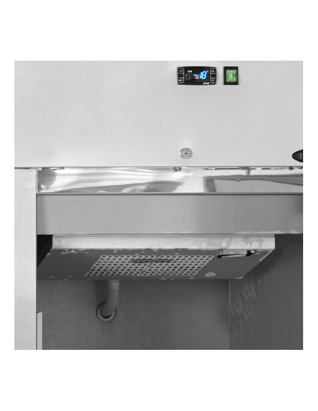 Armoire réfrigérée positive 1 porte GN2/1 - Inox - Température +2°C à +8°C - 528 litres - TEFCOLD_2