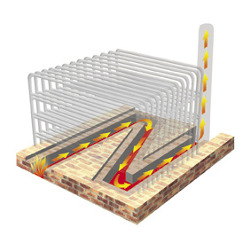 Four à tubes annulaires Olympic, robuste conçu pour être chauffé au bois_2