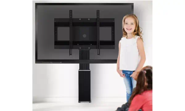 Support mural motorisé petites classes Conen pour écran interactif, ajustable en hauteur_2