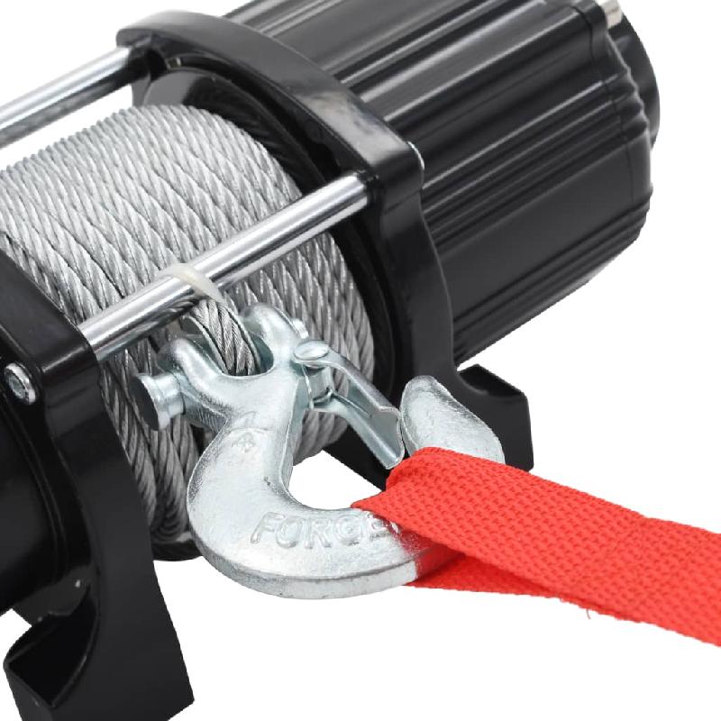 Vidaxl treuil électrique 12 v 4500 lbs 2040 kg avec télécommande 210447_2