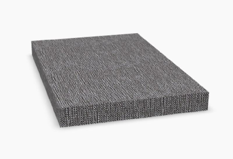 Caisson mobile avec coussin - MDD - Blanc, Gris_2