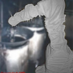 Housse de robot pour cire perdue - Préparation noyaux - Manutention pièce froide - Tissus techniques TELUPRO et TSB13_2