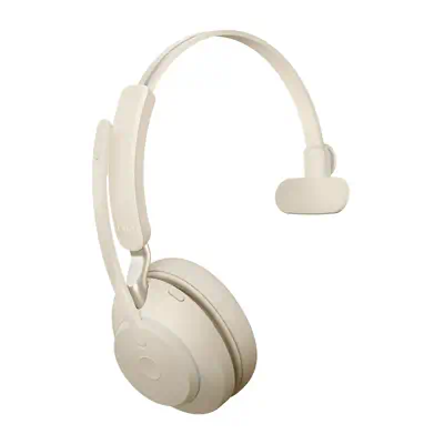 Jabra Evolve2 65 Casque Sans fil Arceau Bureau/Centre d'appels USB Type-A Bluetooth Beige_2