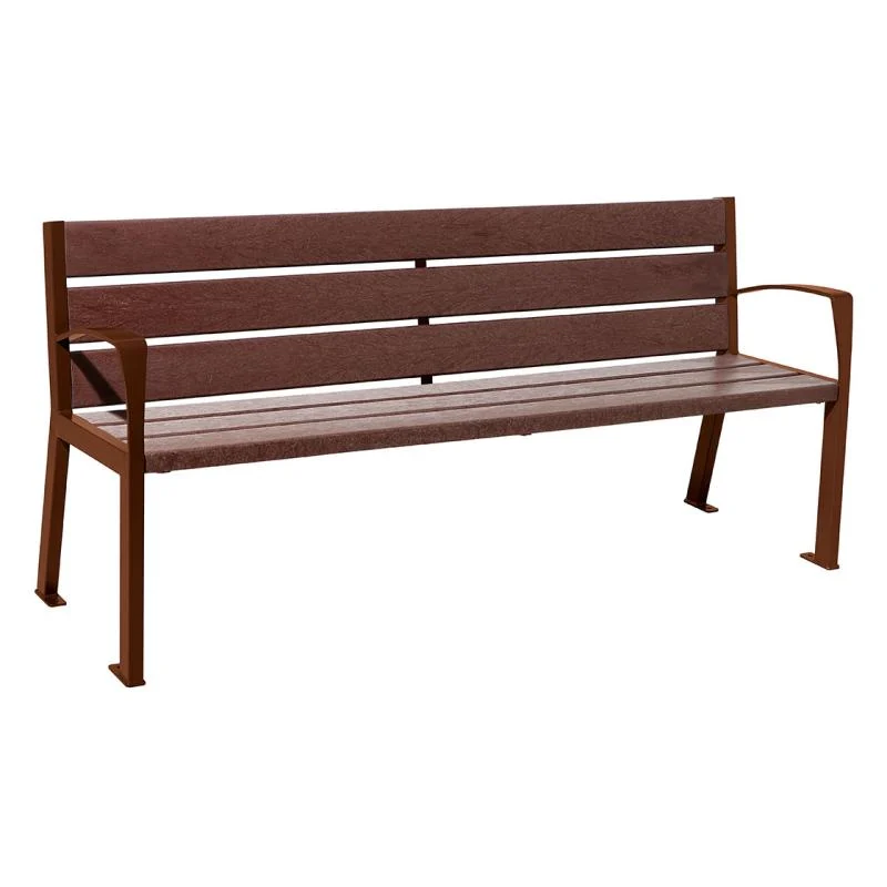 Banc plastique recyclé Silaos®6 lames_2