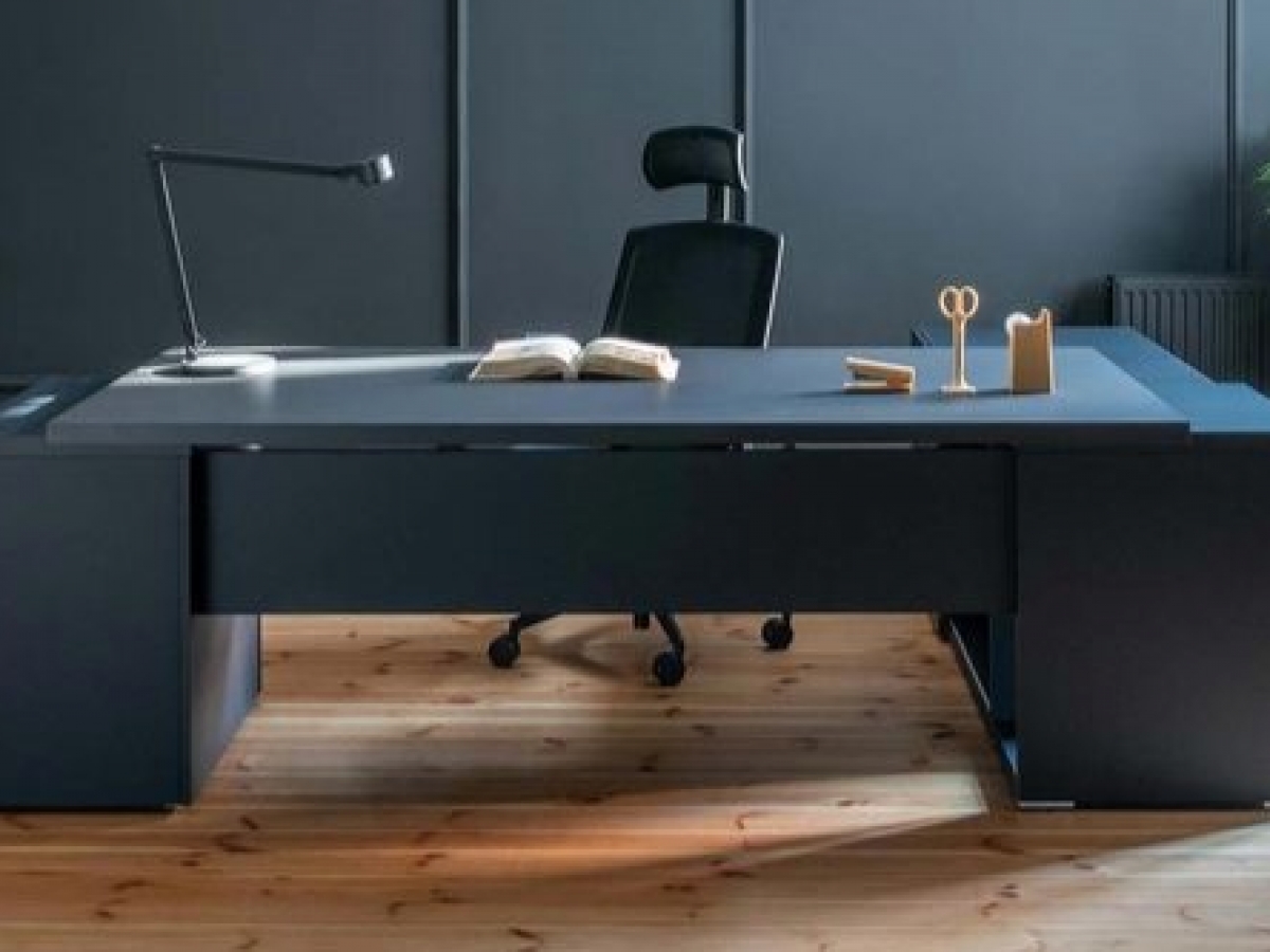 Bureau de direction MITO - élégant et réglable en hauteur électriquement, avec finitions haut de gamme_2