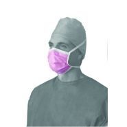 Masque chirurgical - Medline - Type IIR - Résistant aux fluides - Couche externe violette_2