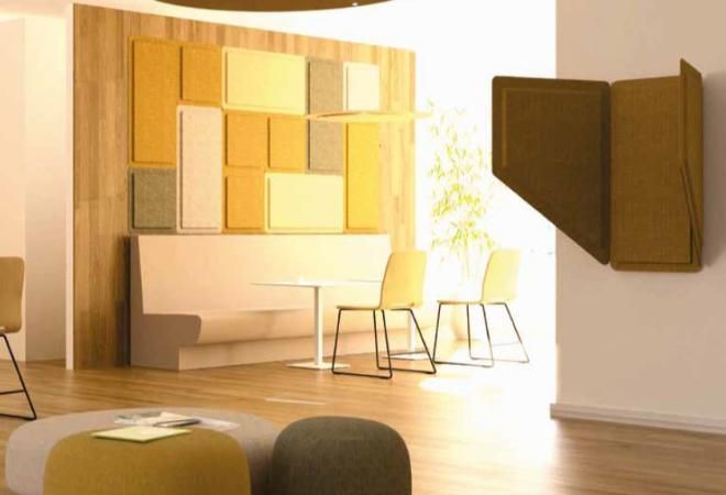 Panneau acoustique - réduction des nuisances sonores - fixation murale, plafond ou sur pied_2