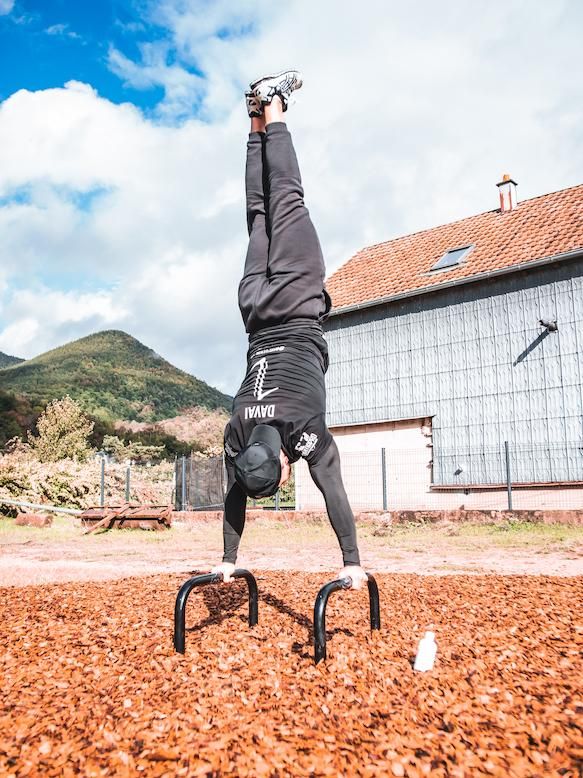 Parallettes basses - Gamme Street Workout DAMAPRO_2