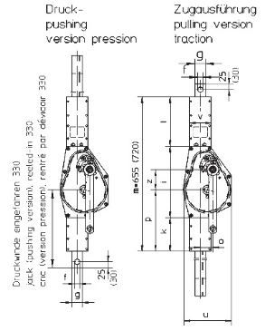 Treuil à crémaillère 1685 - Haacon France - capacité de levage 1,5 à 10 tonnes, manivelle autoblocante_2