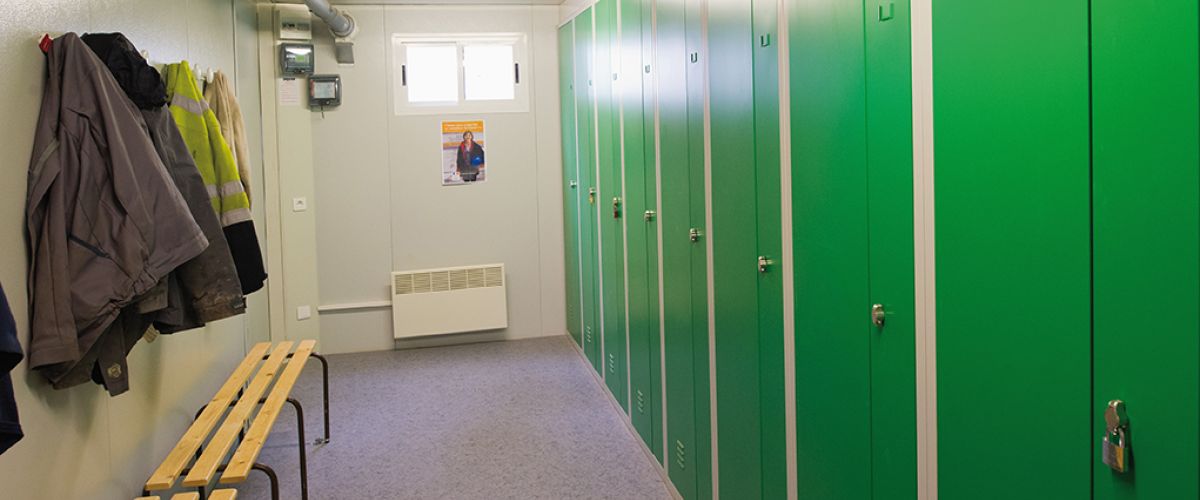 Bungalow de chantier origin / modulaire / base vie / ossature en métal / parois en panneau sandwich_2