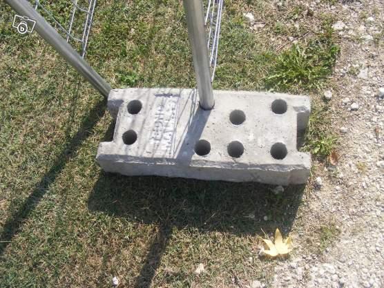 Clôtures mobiles à 2 tubes - Dimensions 3,50 m x 1,90 m - Galvanisées - Paquet de 55 panneaux_2