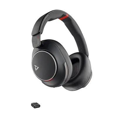 Micro-casque Poly Voyager Surround 85 UC USB-C + adaptateur USB-C/A + base de chargement_2