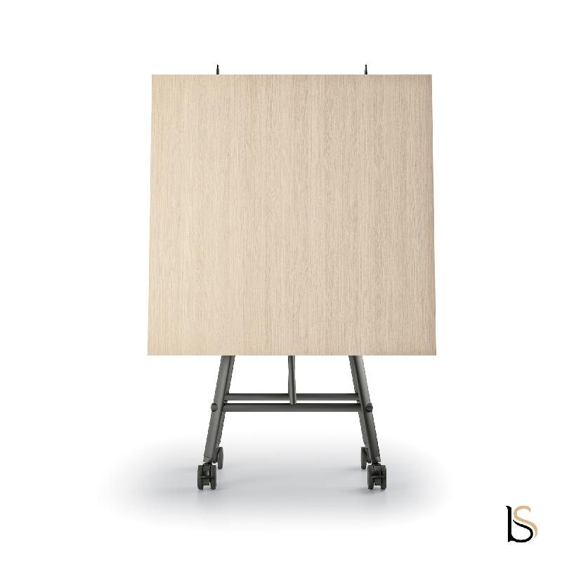 Table de réunion pliante Serenity -  QUADRIFOGLIO - Anthracite, Noyer canaletto, 320_2