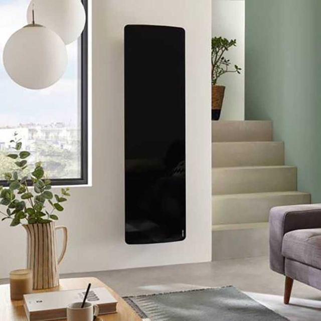 Radiateur connecté Divali vertical 1000W gris étoilé - Atlantic - 507628_2