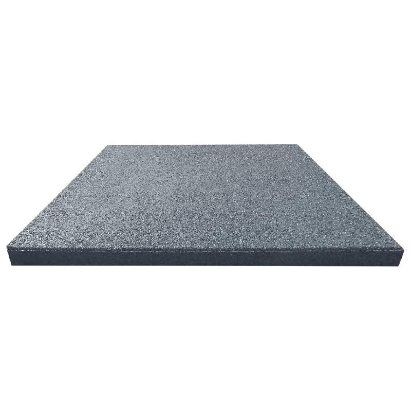 Vidaxl carreaux de protection antichoc 18pcs caoutchouc 50x50x3cm gris 3096597_2