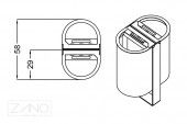 03.244.1.Sc - Poubelle Start Double Zano - 60L - Haute durabilité et design moderne_2