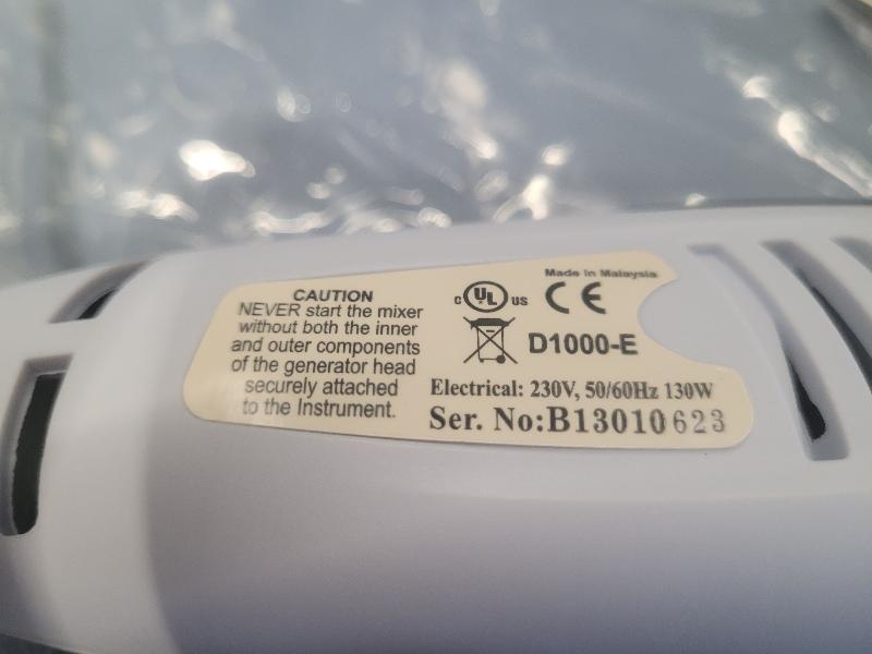 Homogénéisateur BENCHMARK D1000-E, comprend des générateurs de 5 mm et 7 mm_2