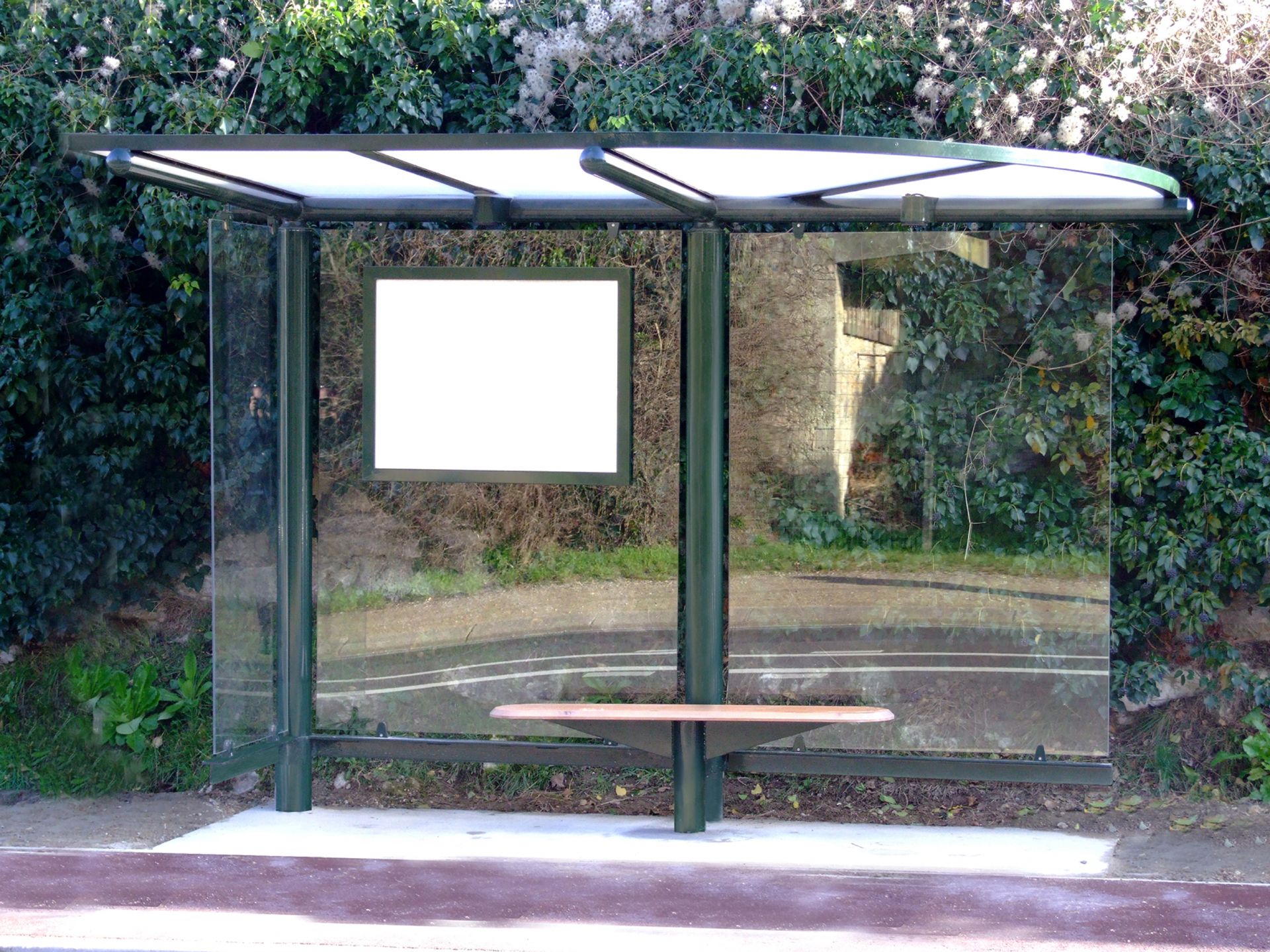 Abri bus design Héritage - 3 m - modulable, finition personnalisable et structure inspirée Art Nouveau_2