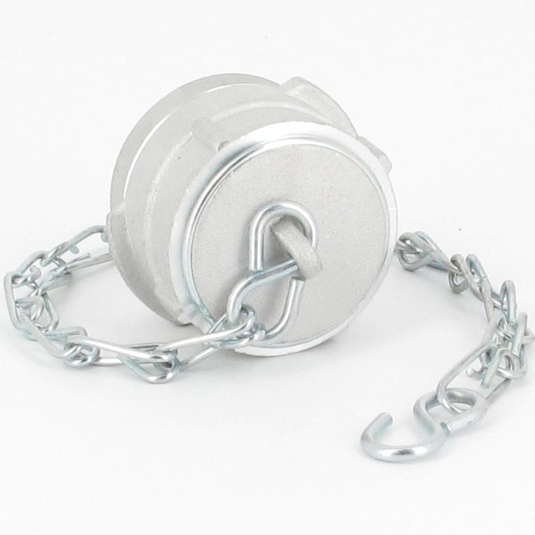 Bouchon avec verrou + chainette Ø 32 mm - Alu_2