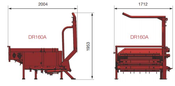 Équipement agricole pour déroulage de balles rondes