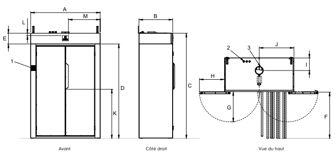Cabine de séchage - 2 portes isolées - Adaptée aux personnes handicapées - DC6-8_2