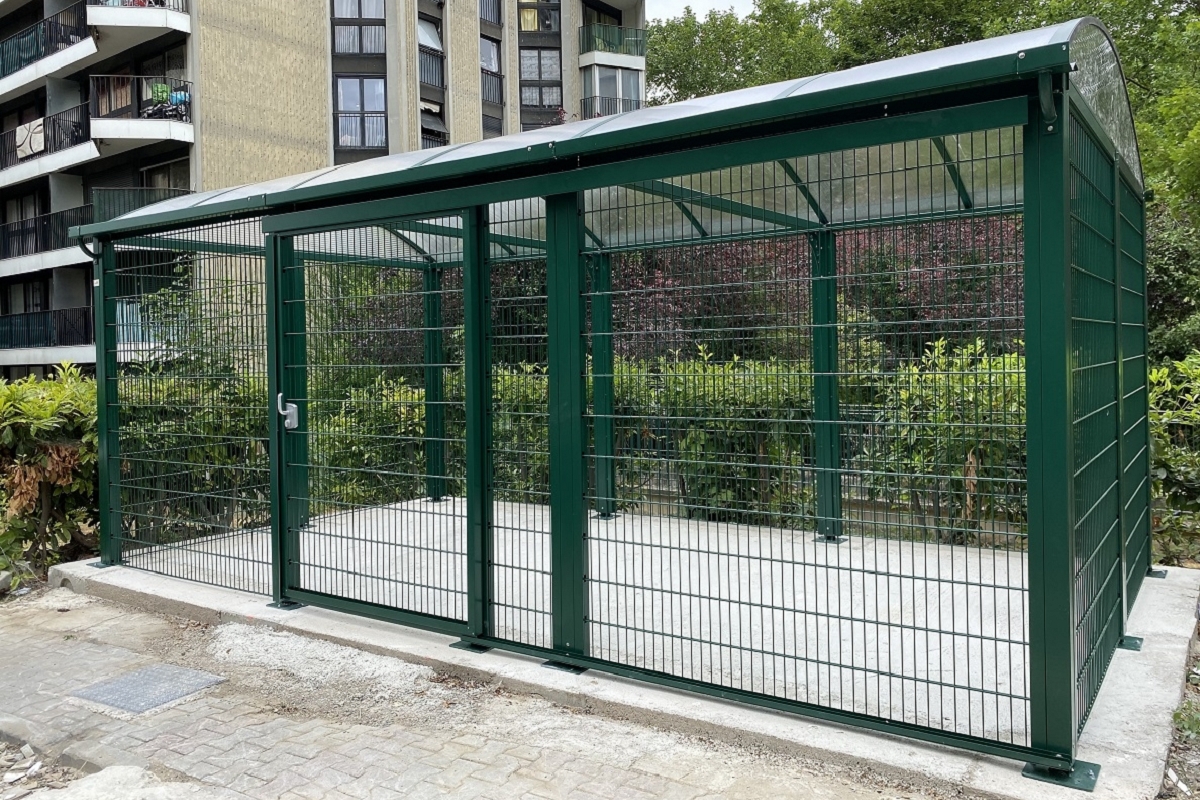 Abris sécurisés à toit arrondi - Série AT - Serrure un point ou à code mécanique en option_2