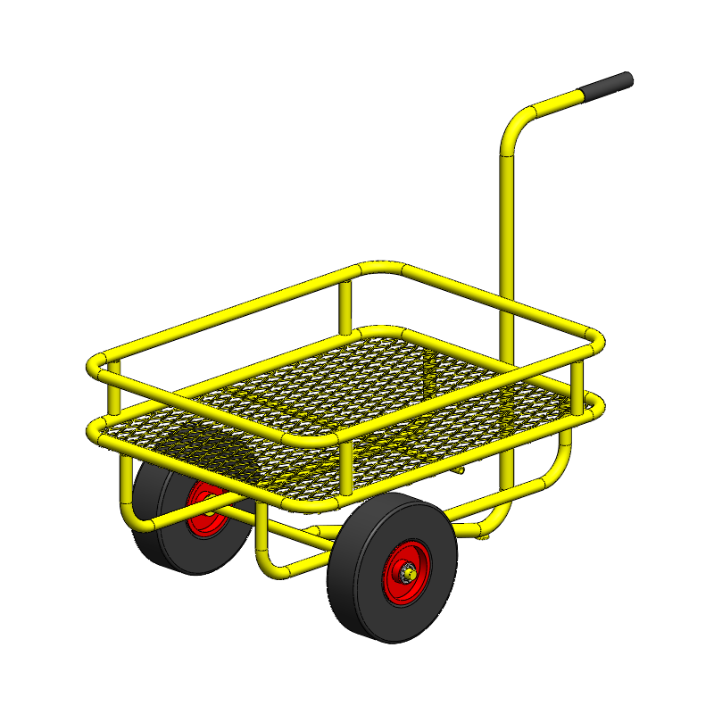 Chariot à fleurs robuste - Transport de plantes en jardinerie ou pépinière - Référence 871301 - Fabrication France_2