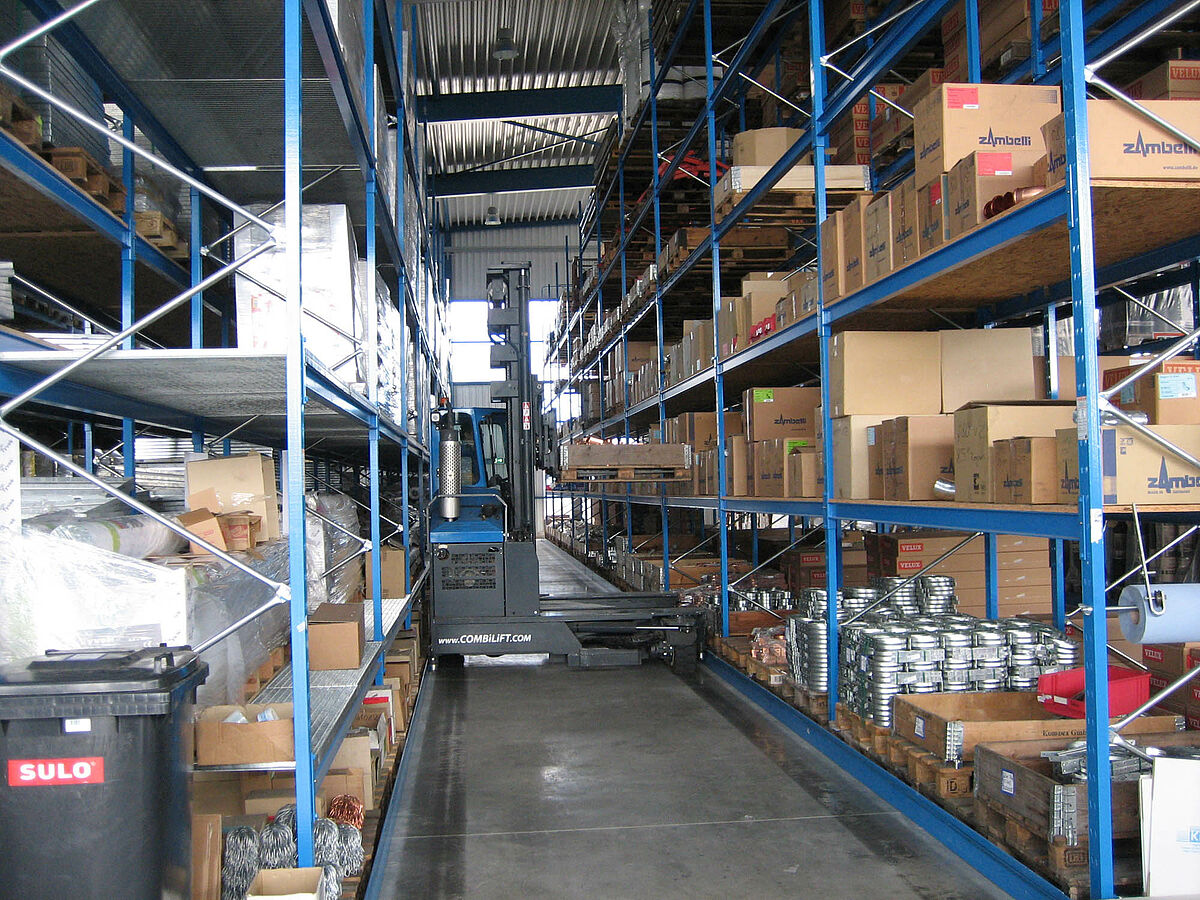 Rayonnage à palettes P5 OHRA - Pour charges légères et moyennes jusqu'à 3000 kg par niveau_2