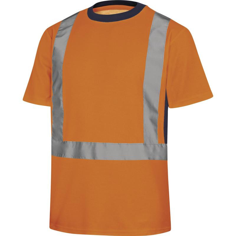 TEE SHIRT haute visibilite NOVA orange fluo_2