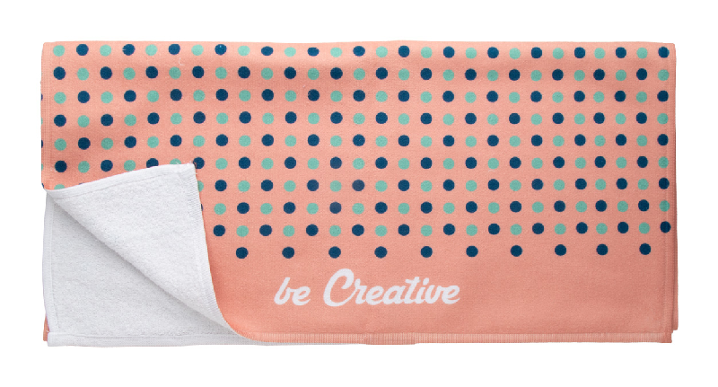Serviette publicitaire - impression sublimation - 100% coton et microfibre - 400 gr/m²_2