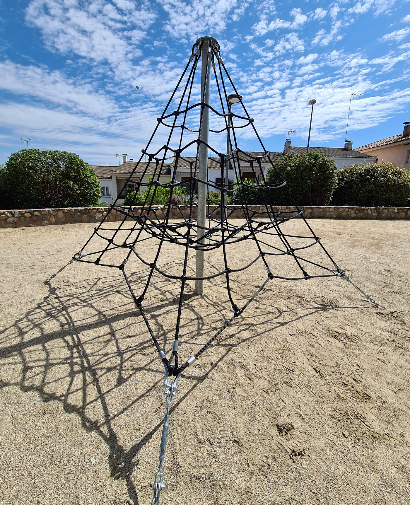 Filet tridimensionnel Metric 2,5 JPVRM25 - Structure en métal et corde anti-vandalisme_2