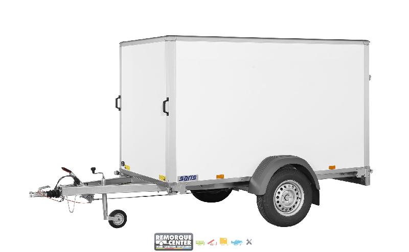 REMORQUE FOURGON BOIS SARIS - DV135 - 1 essieu roues extérieures - PTAC : 1350 Kg - 256 x 134 x H150 cm - Reference -K3 406 204 3500 2 HD E_2