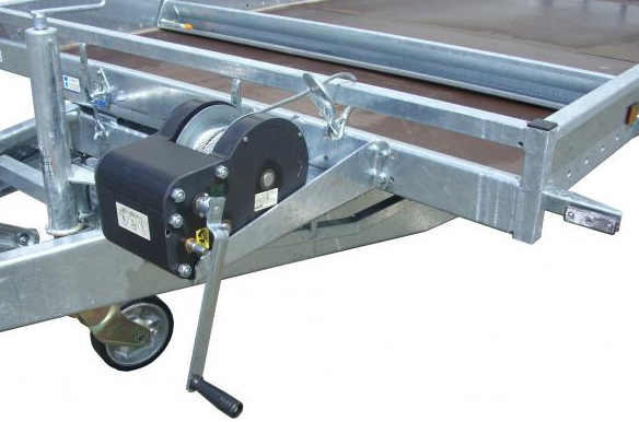 Remorque porte engin avec roues 195 R14C