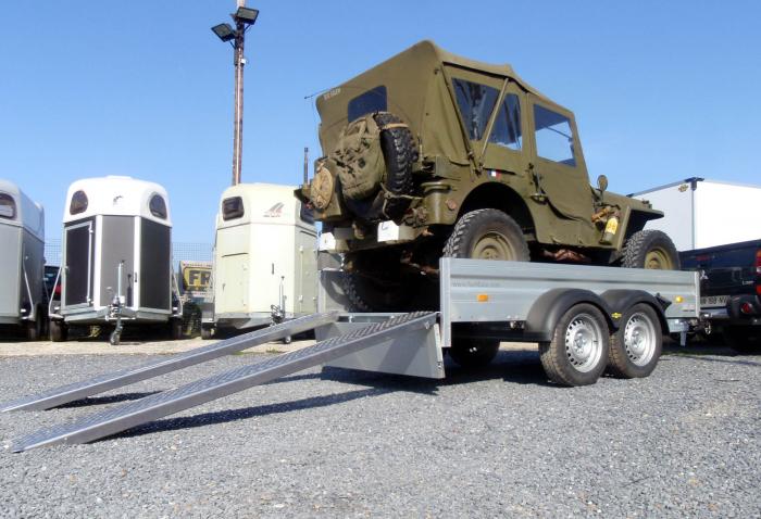 Remorque utilitaire freinée à 2 essieux - HA 2326 - Humbaur - Qualité supérieure et polyvalence_2