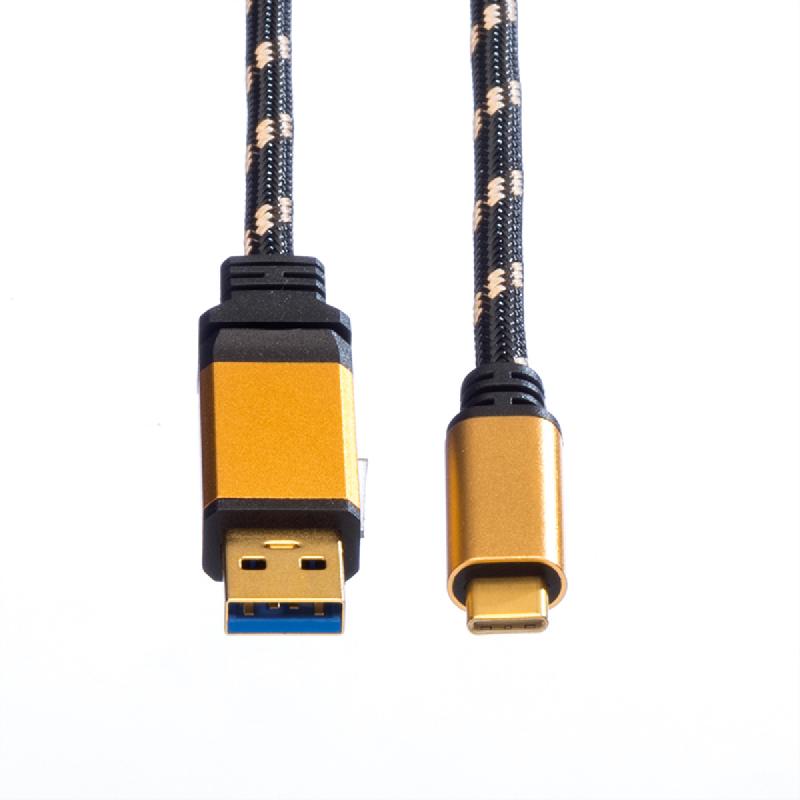 Roline gold câble usb 3.2 gen 1, a-c, m/m, retail blister, 1 m_2