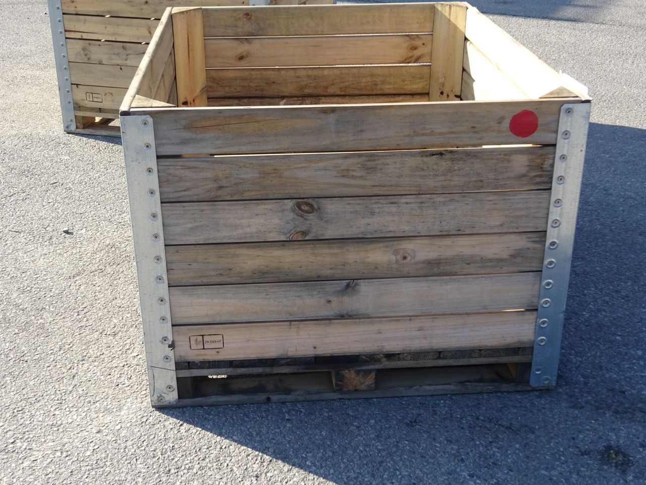 Palox en bois pour aménagement d'espaces verts