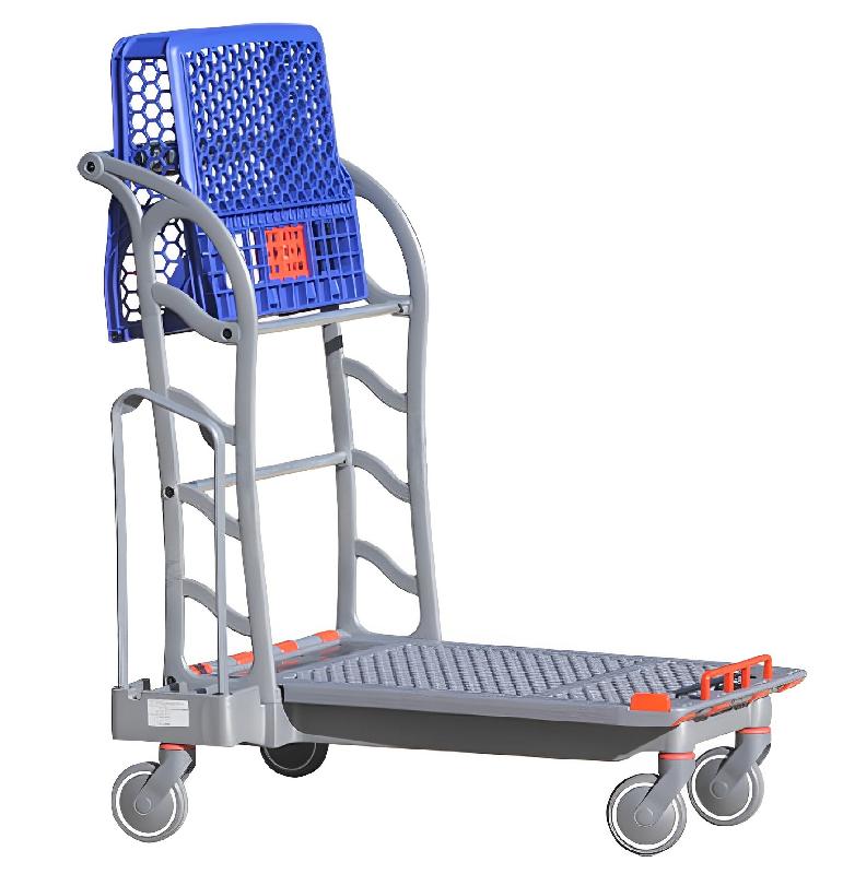 Chariot pour charges lourdes - Dimensions L1014 x P582 x H1050 mm - 4 roulettes pivotantes - Disponible en plusieurs couleurs_2