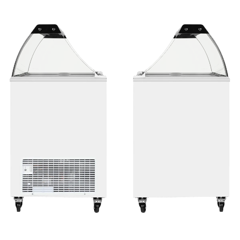 Congélateur vitré de crème glacée IC301SC+SO (296 / 255 L) blanc TEFCOLD_2