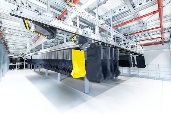 Convoyeur aérien intelligent pour e-commerce et distribution omnicanale - Pocket Sorter SSI Carrier_2